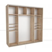 DRESSING NADIR 240 8A FRONT DAB SONOMA / MARON INCHIS